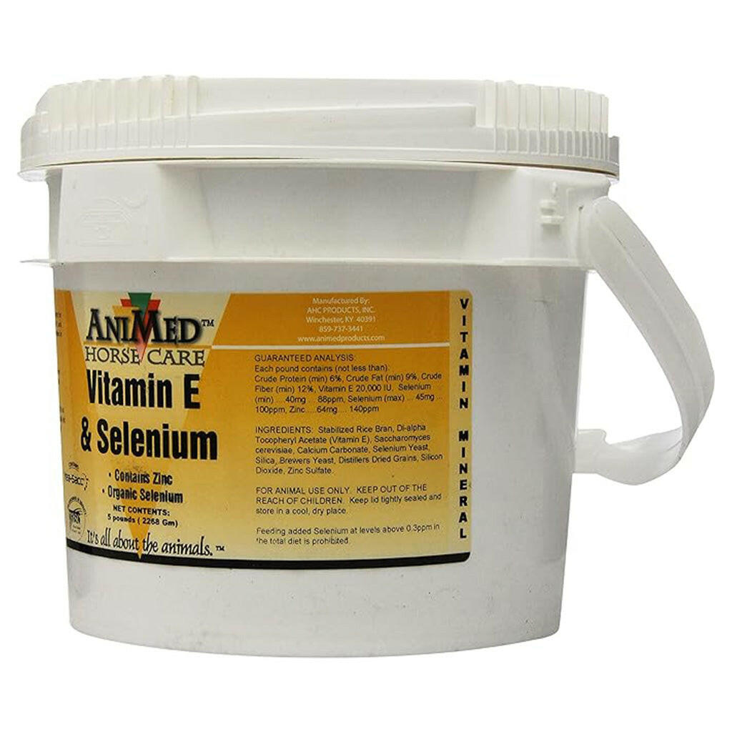 AniMed Vitamin E & Selenium Supplement For Horses (5 lbs.)