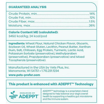 PetsPrefer Pro Pill Pods Peanut Butter Pill Hiding Treats for Dogs, Small (30 ct)