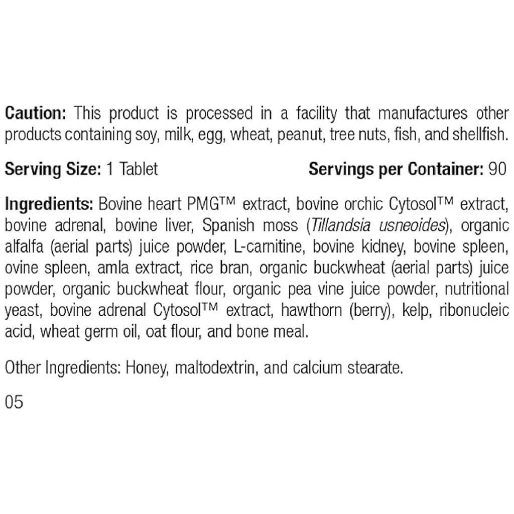 ingredients of feline cardiac support