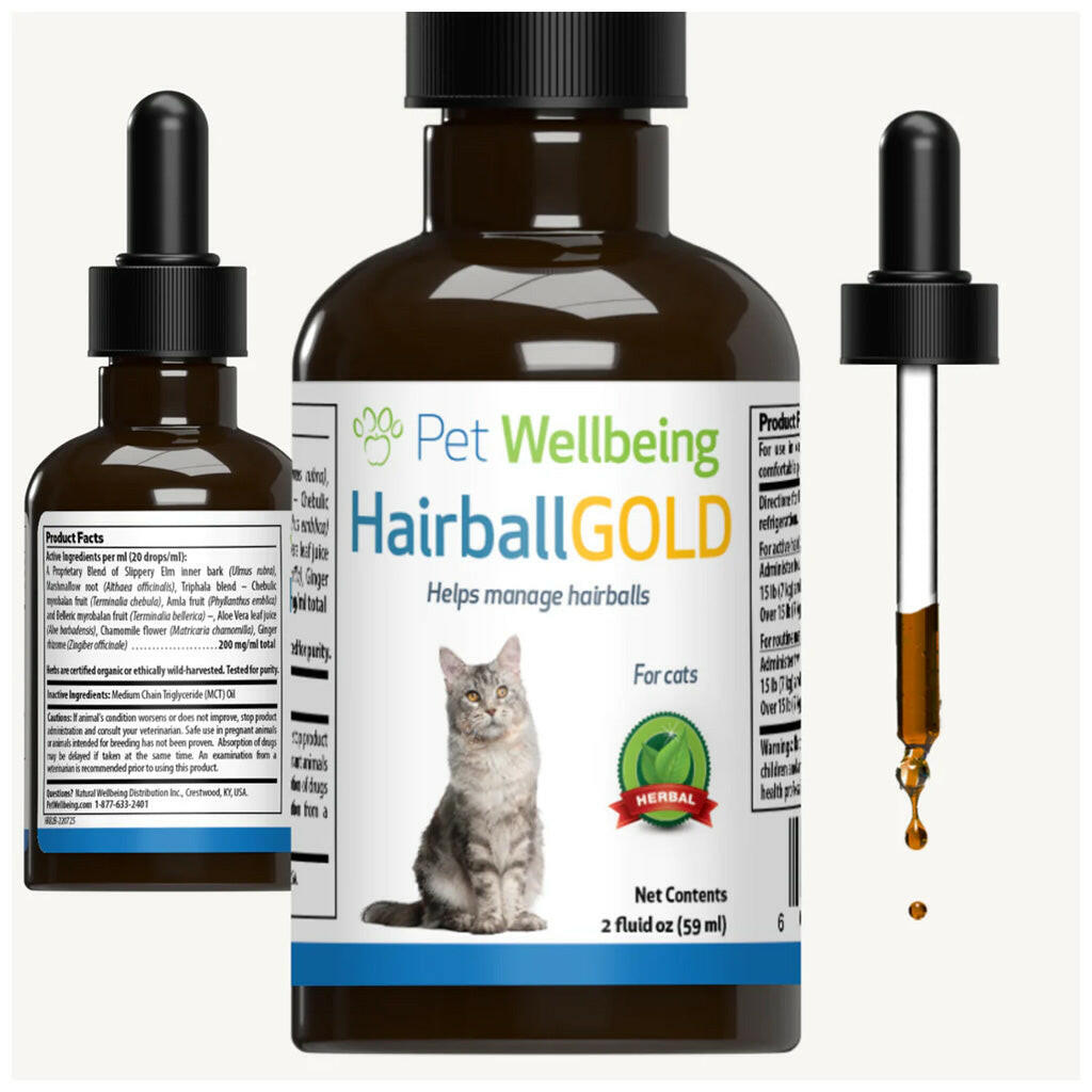 Hairball Gold- Help for Cat Hairballs (2 oz)