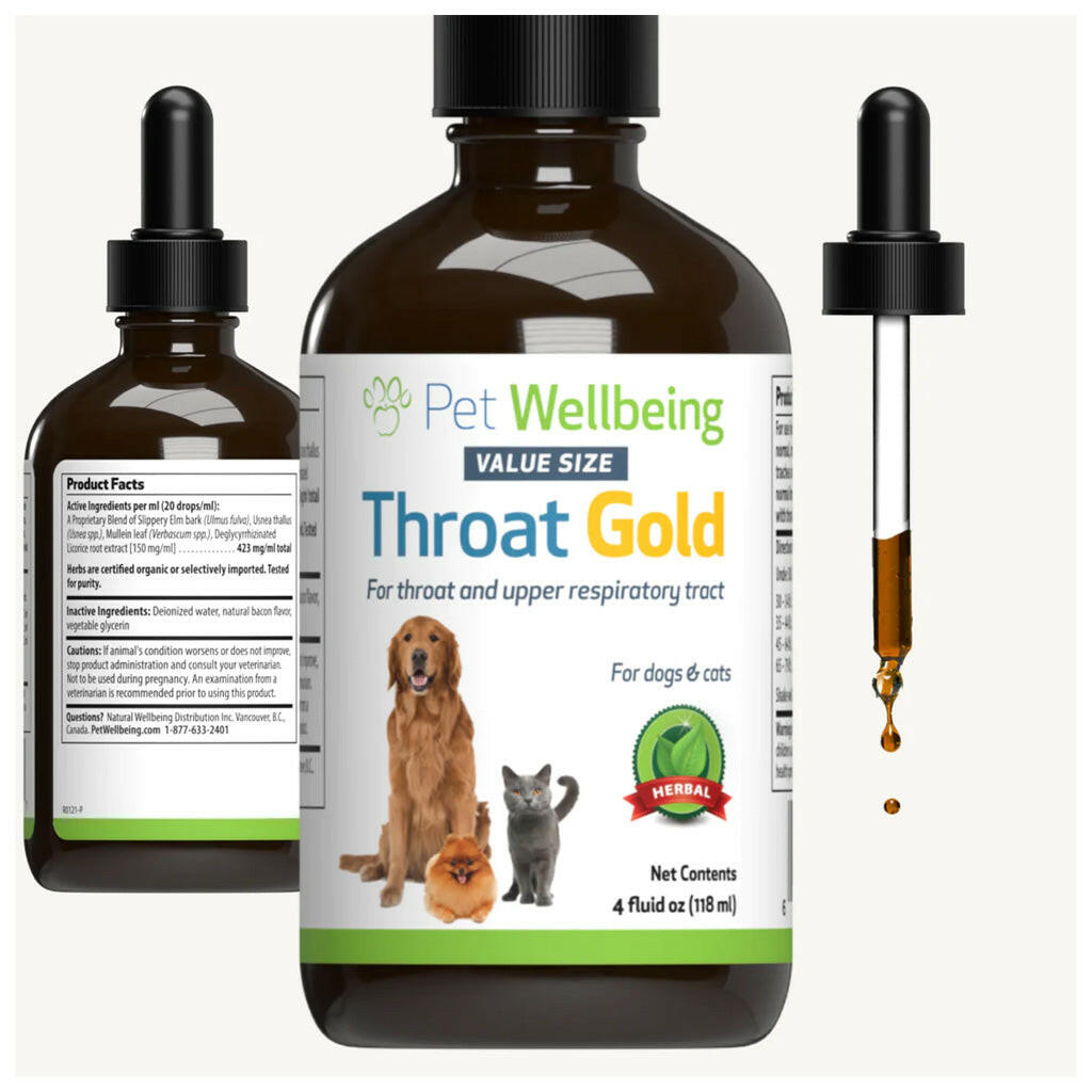 Throat Gold -Soothes Throat Irritation in Cats (4 oz)