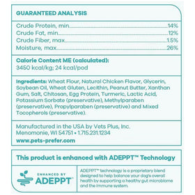PetsPrefer Pro Pill Pods Peanut Butter Pill Hiding Treats for Dogs, Large (30 ct)