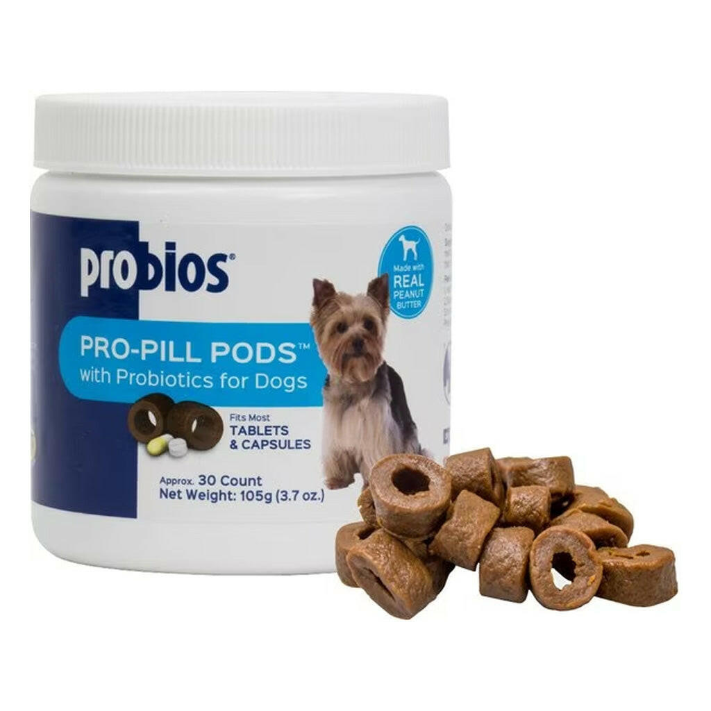 A dog probiotic and dog pill hider in one