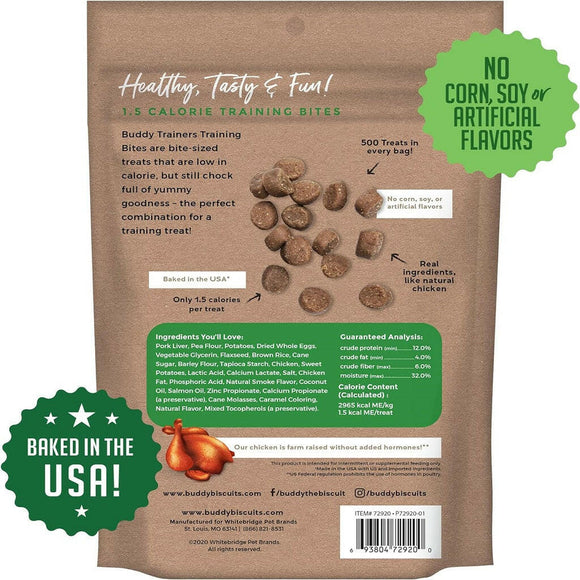 Buddy Biscuits Trainers Training Bites Chicken Flavor Dog Treats (10 oz)