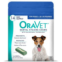 ORAVET Dental Hygiene Chews For Small Dogs 10-24 lbs