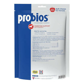 backside of probios horse treats