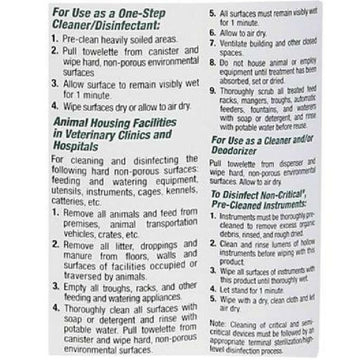 Rescue Disinfectant Wipes 6" x 6.75" (160 ct Canister)