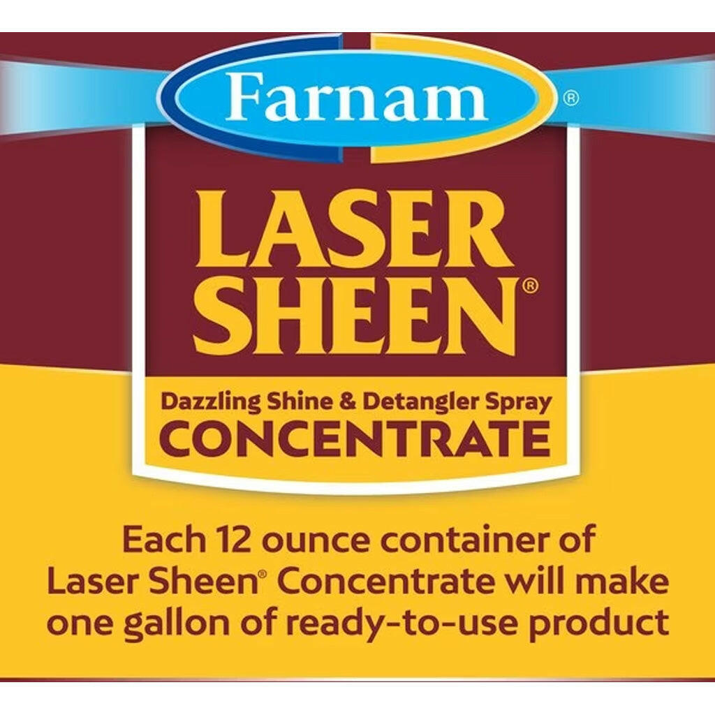 Farnam Laser Sheen Shine and Detangler Concentrate (12 oz)