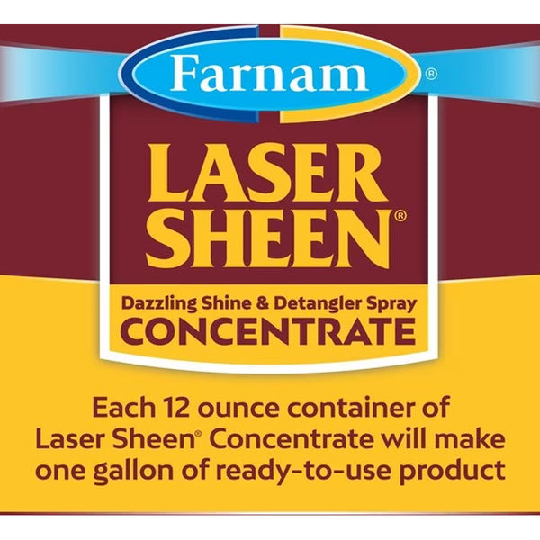 Farnam Laser Sheen Shine and Detangler Concentrate (12 oz)