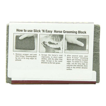 Farnam Slick 'N Easy Horse Grooming Block (1.25 oz)