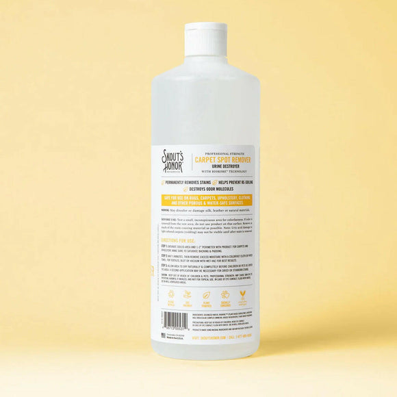 Skout's Honor Professional Strength Carpet Spot Remover Urine Destroyer (32 oz)