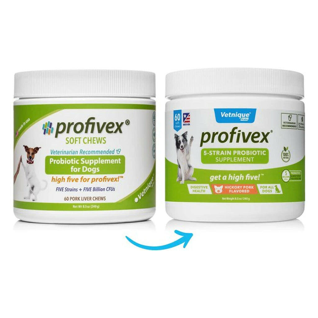 Profivex Probiotic Soft Chews For Dogs & Cats (60 Count)