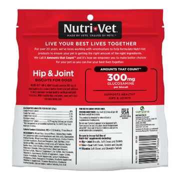 Nutri-Vet Hip & Joint Extra Strength Biscuits for Dogs (6 lb)