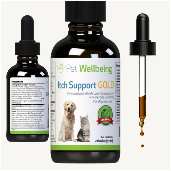 Itch Support Gold - For Allergy-Related Itch in Dogs (2 oz)
