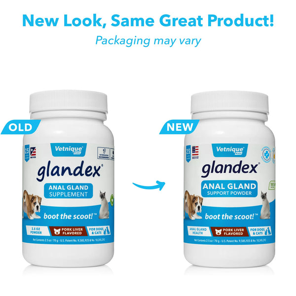 Glandex Anal Gland & Probiotic Pork Liver Flavored with Pumpkin Supplement for Dogs & Cats (2.5 oz)