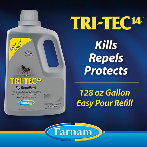 Farnam Tri-Tec 14 Fly Repellent Spray Refill (Gallon)