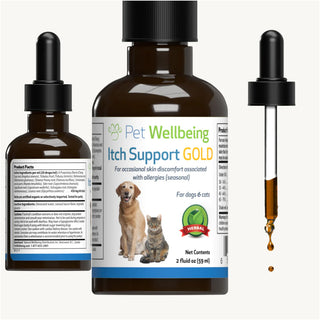 Itch Support Gold - For Allergy-Related Itch in Cats (2 oz)
