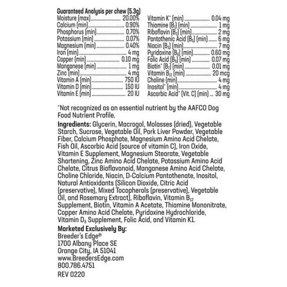 Breeder's Edge In Between For Him- For Medium & Large Dogs (90 count)