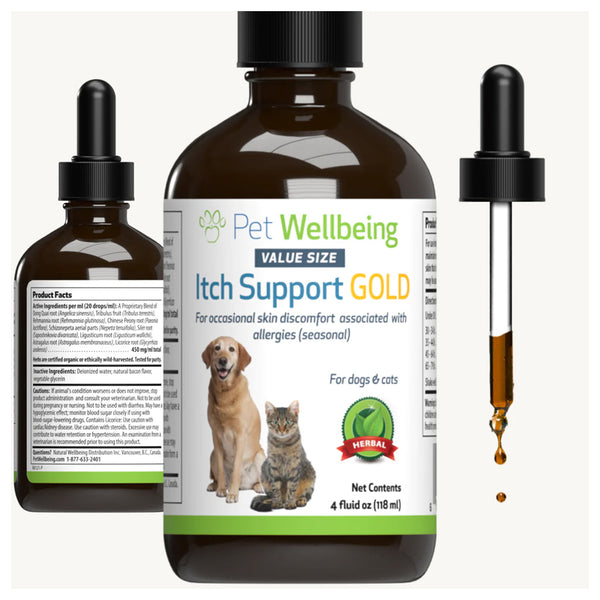 Itch Support Gold - For Allergy-Related Itch in Dogs (4 oz)