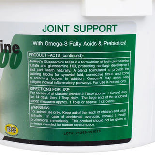 AniMed Glucosamine 5000 Joint Supplement For Horses (5 lbs)