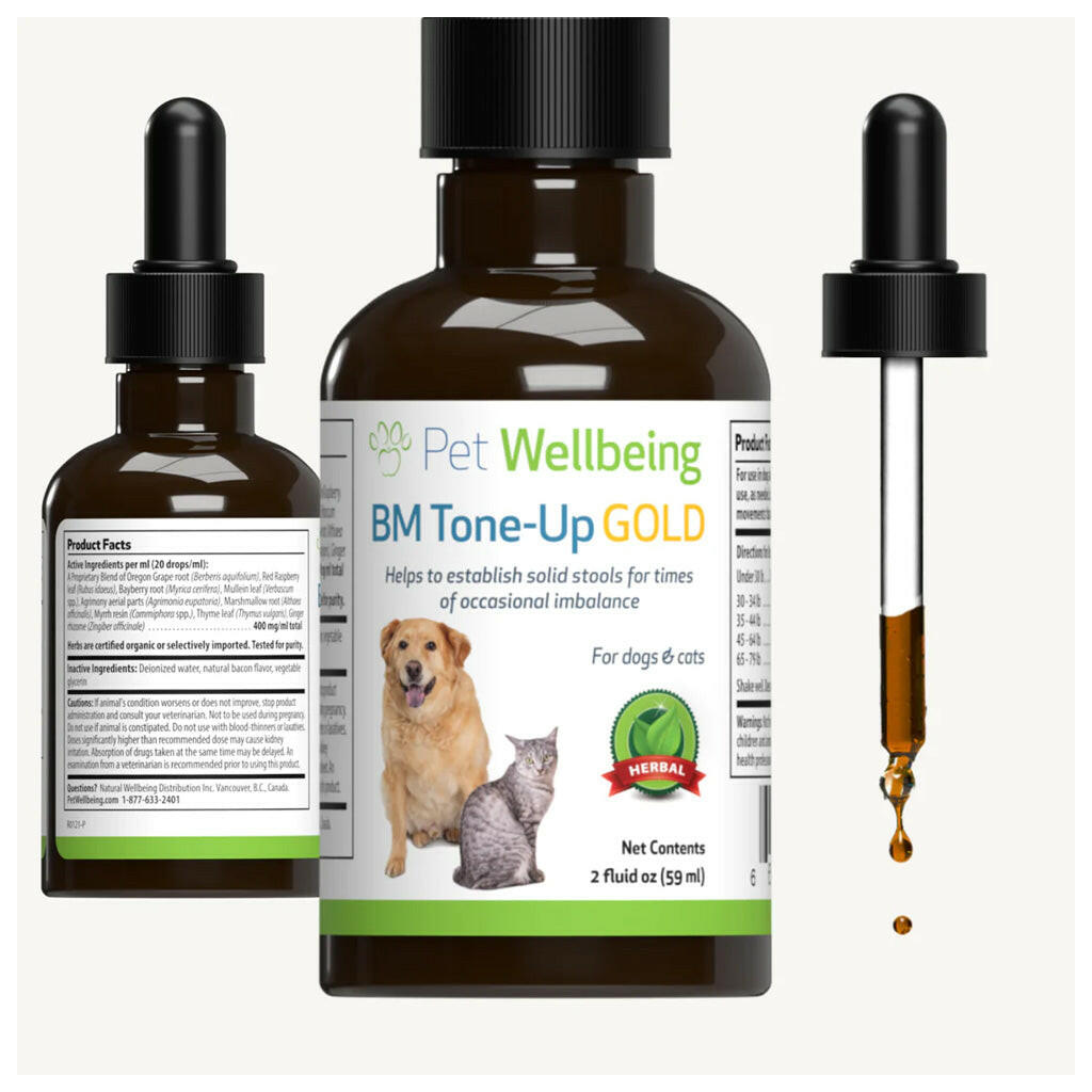 This natural remedy for dog diarrhea comes in two sizes both with a dropper