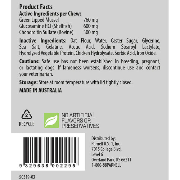 Parnell Glyde Mobility Chews for Dogs (120 soft chews)