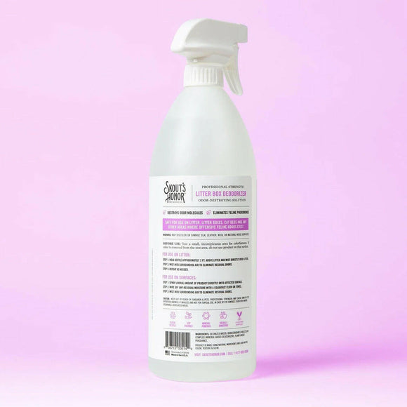 Skout's Honor Professional Strength Litter Box Deodorizer Spray (35 oz)