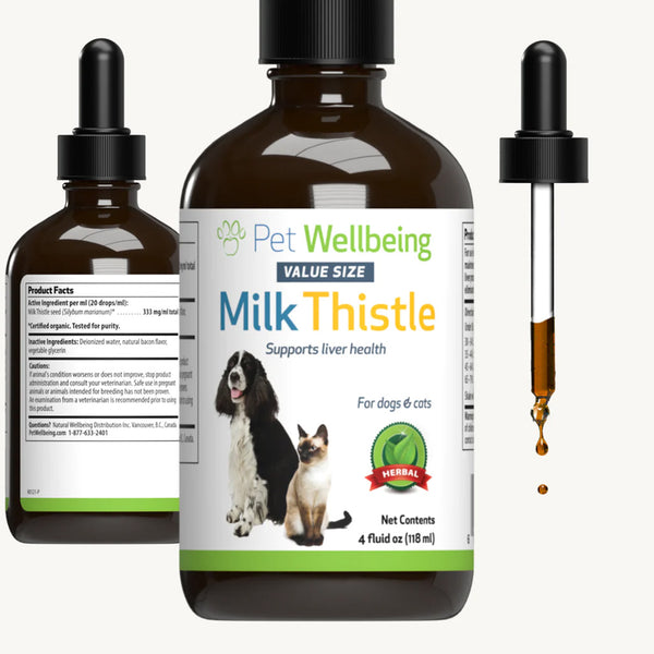 Milk Thistle - For Healthy Liver Function in Dogs (4 oz)