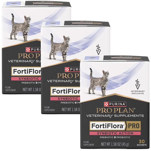 Pro Plan Veterinary Supplements FortiFlora PRO Synbiotic Action Cat Probiotic Supplement Prebiotic & Probiotic