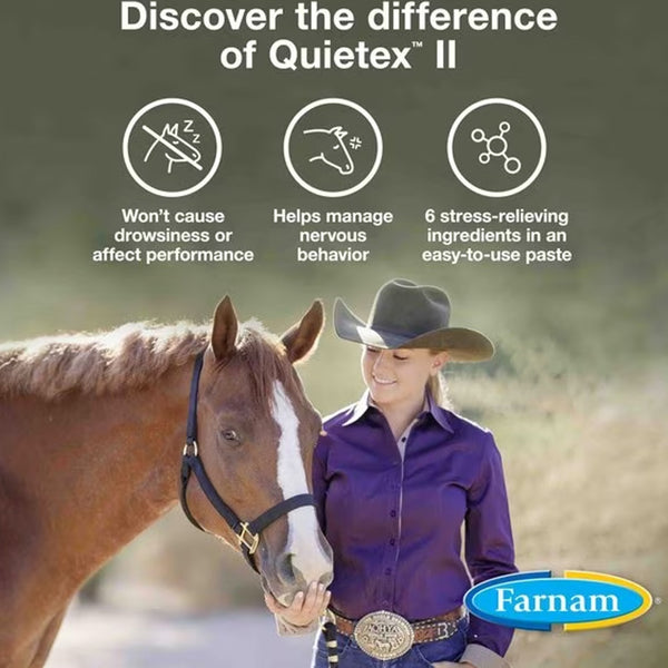 Farnam Quietex II Focusing and Calming Paste for Horses (32.5 g)