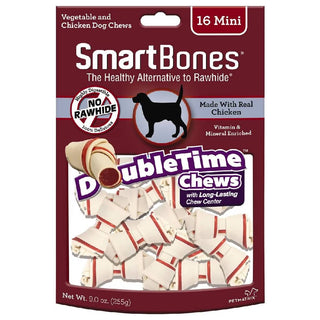 SmartBones DoubleTime Chews For Dogs (16 mini bones)