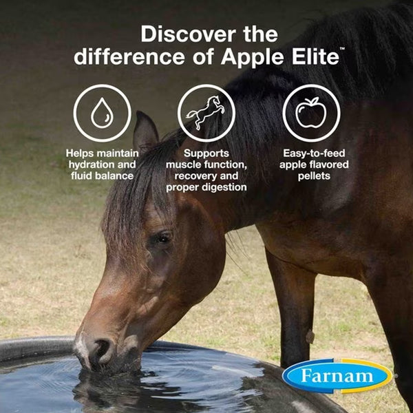 Farnam Apple Elite Electrolyte Pellets Horse Supplement (7.5 lb)