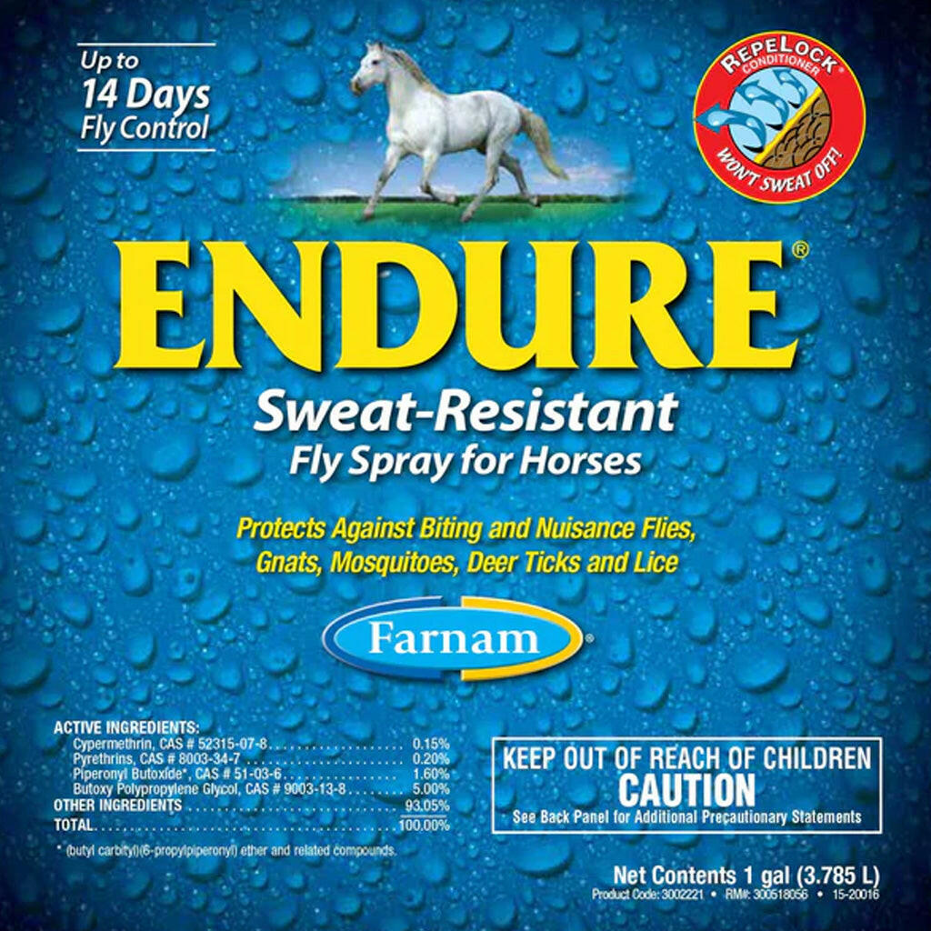 Endure Sweat Resistant Fly Spray for Horses (32 oz)