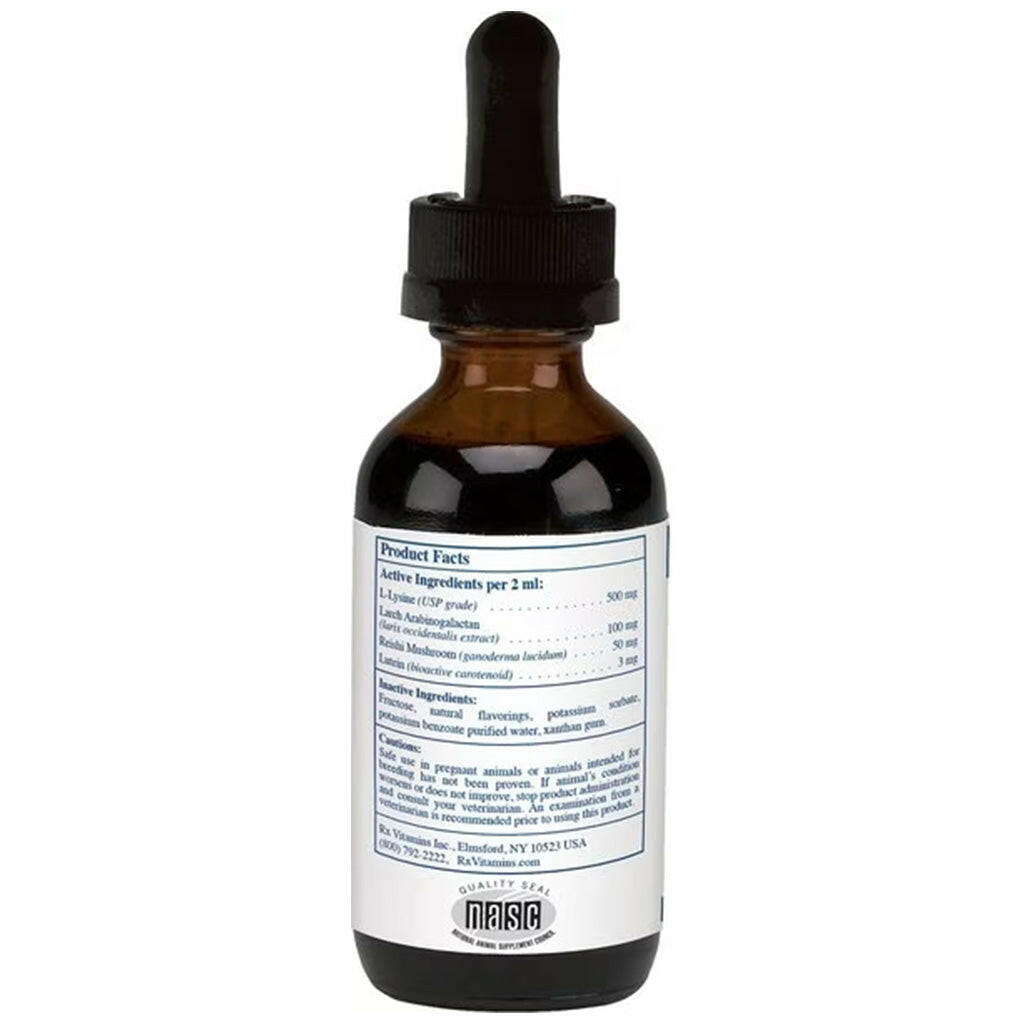 Rx Vitamins Liquid Immuno For Dogs & Cats - Bacon Flavor (4 oz)