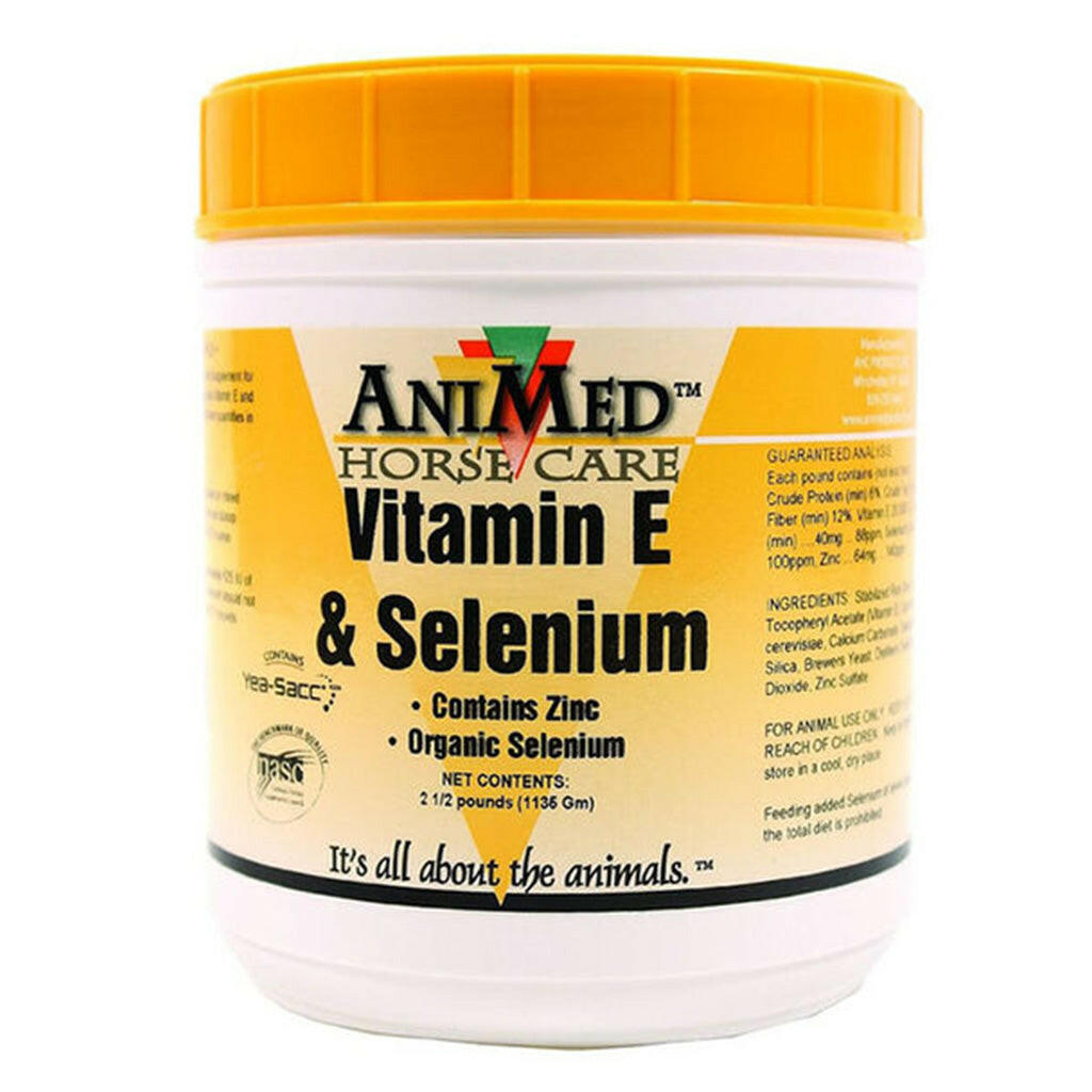 AniMed Vitamin E & Selenium Supplement For Horses (2.75 lb)