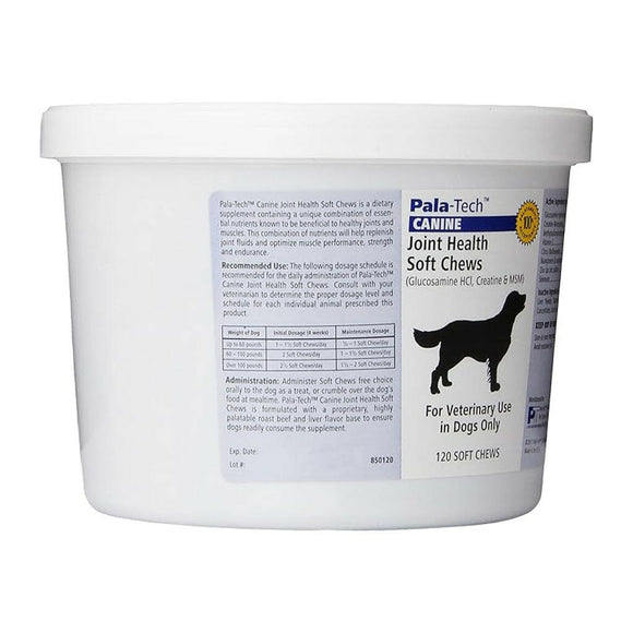 Pala-Tech Joint Health Soft Chews for Dogs (120 chews)