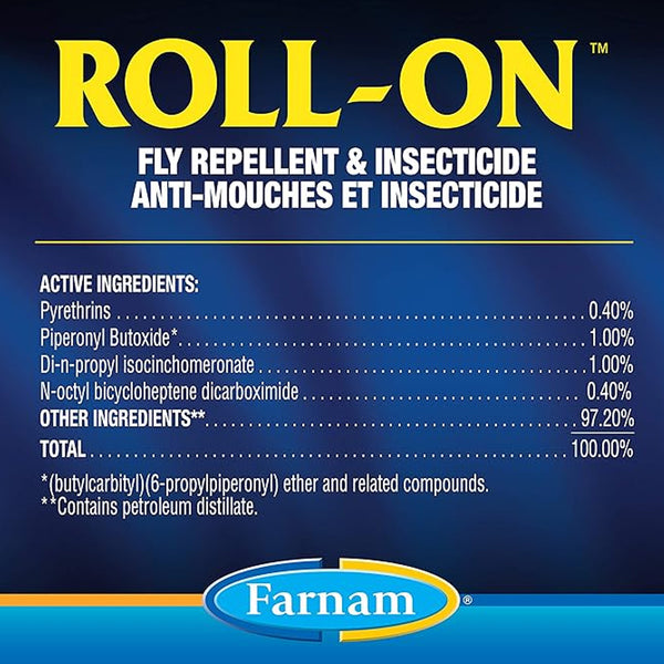 Roll-On Fly Repellent for Horses, Ponies, & Dogs (2 oz)