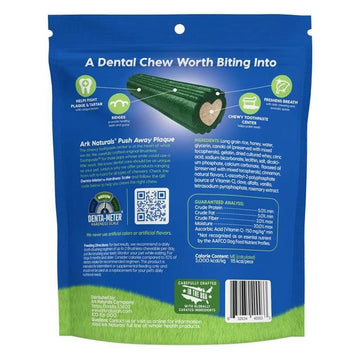 Ark Naturals 4-in-1 Brushless Toothpaste Chews for Large Dental Dogs (18 oz)