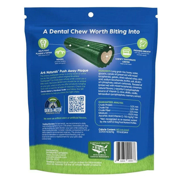 Ark Naturals 4-in-1 Brushless Toothpaste Chews for Large Dental Dogs (18 oz)