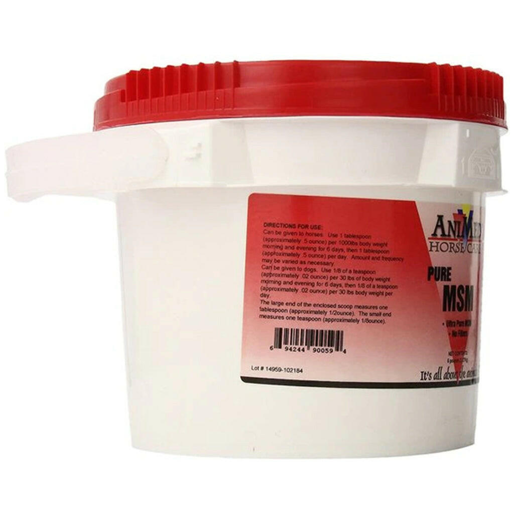 msm powder in a pail