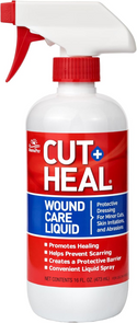 Manna Pro Cut-Heal Wound Care for Cuts, Abrasions & Skin Irritation