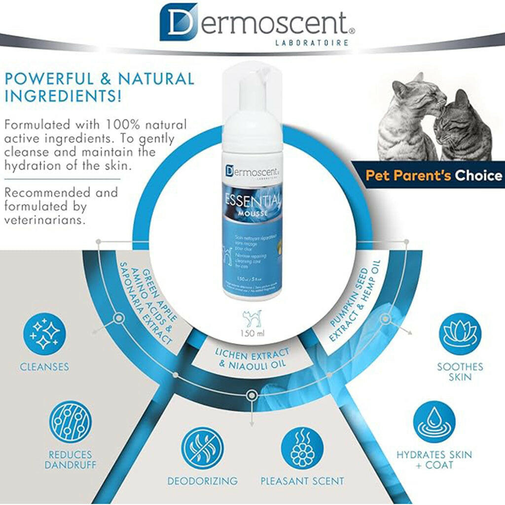 Dermoscent Essentials Mousse for Cats (150 ml)