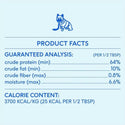 product facts of native pet chicken bone broth