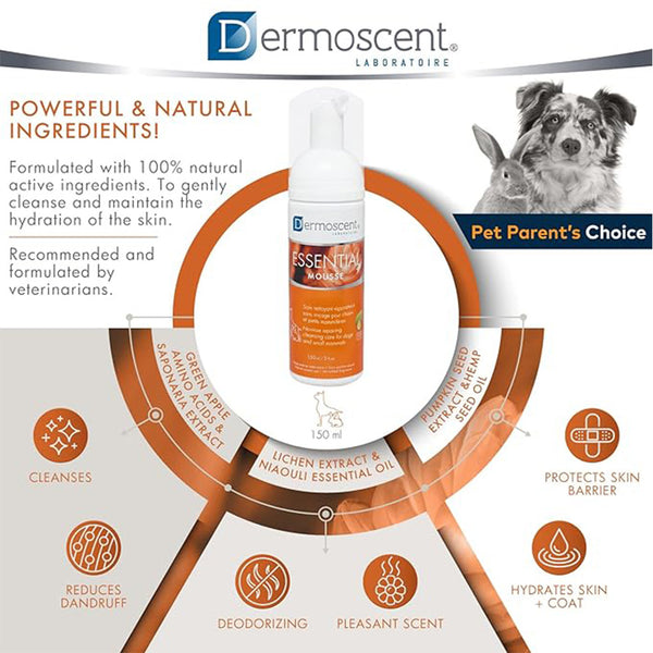 Dermoscent Essential Mousse for Dogs (150 ml)
