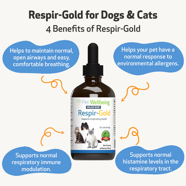 Respir-Gold - For Easy Breathing in Dogs (2 oz)