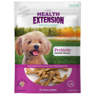 Health Extension Probiotic Dental Chews For Dogs (14 small bones)