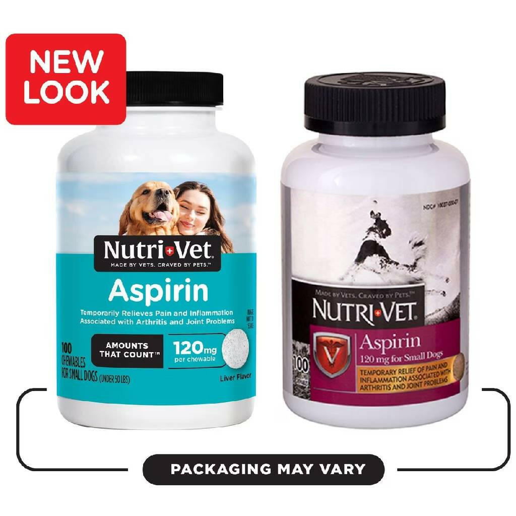 Nutri-Vet Buffered Aspirin for Small Dogs (100 chewable tablets)