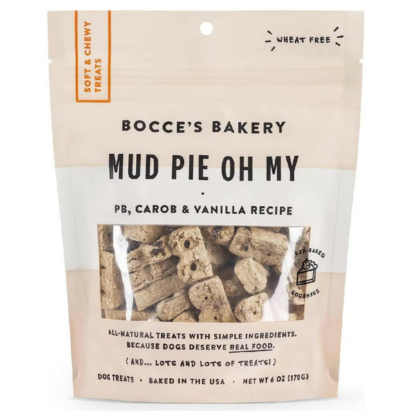 Bocce's Bakery Mud Pie Oh My Soft & Chewy Treats For Dogs (6 oz)