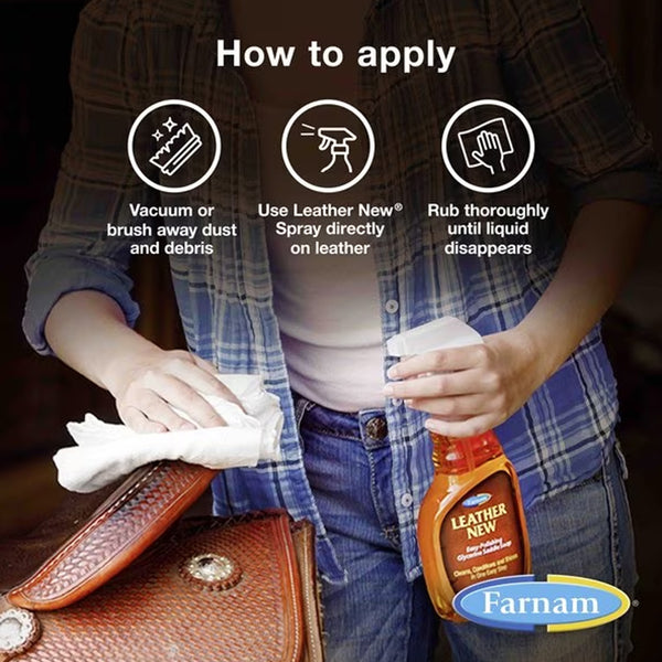 Farnam Leather New Horse Polishing Soap with Sprayer (32 oz)