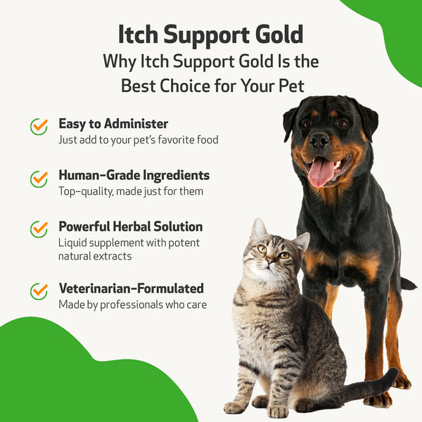 Itch Support Gold - For Allergy-Related Itch in Dogs (4 oz)
